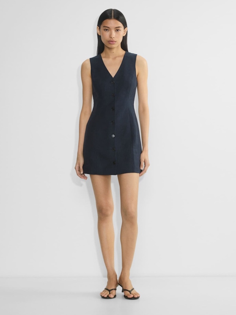 Aritzia Wilfred Cruise Linen Aria Dress